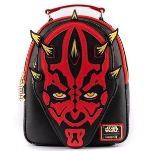 Loungefly Star Wars Darth Maul Glow in the Dark Mini Backpack 2021 NYCC SDCC